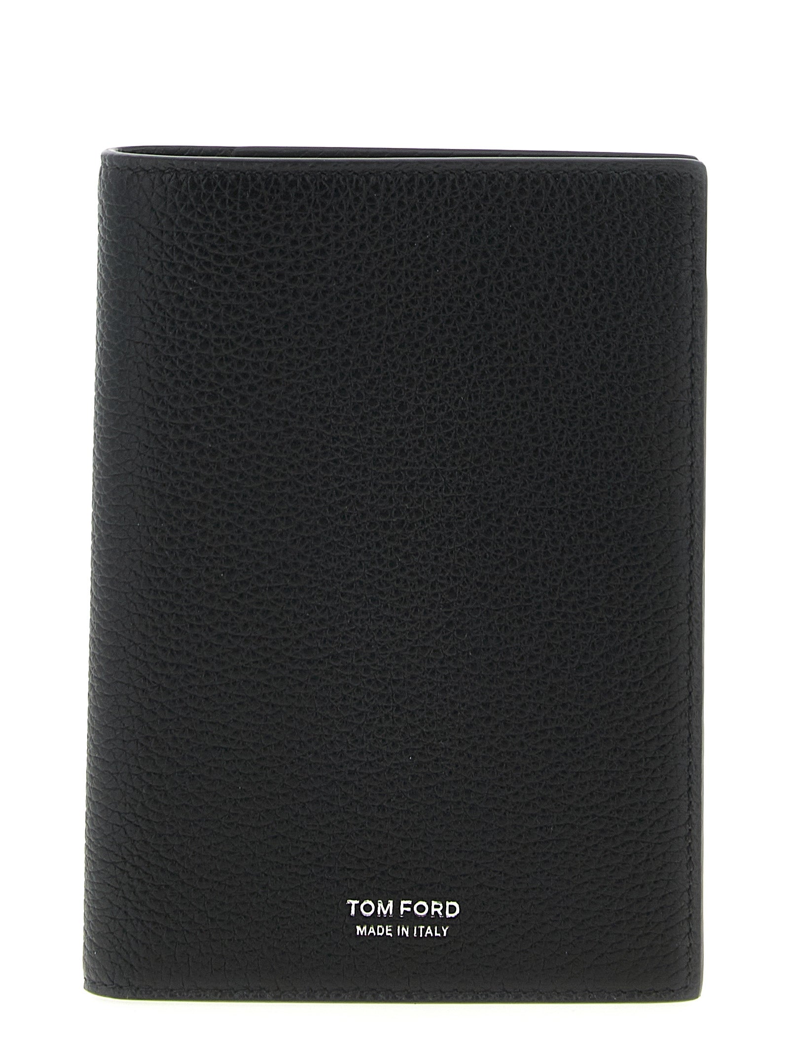 Tom Ford Black Calfskin Passport Holder