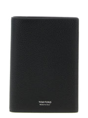 Tom Ford Black Calfskin Passport Holder