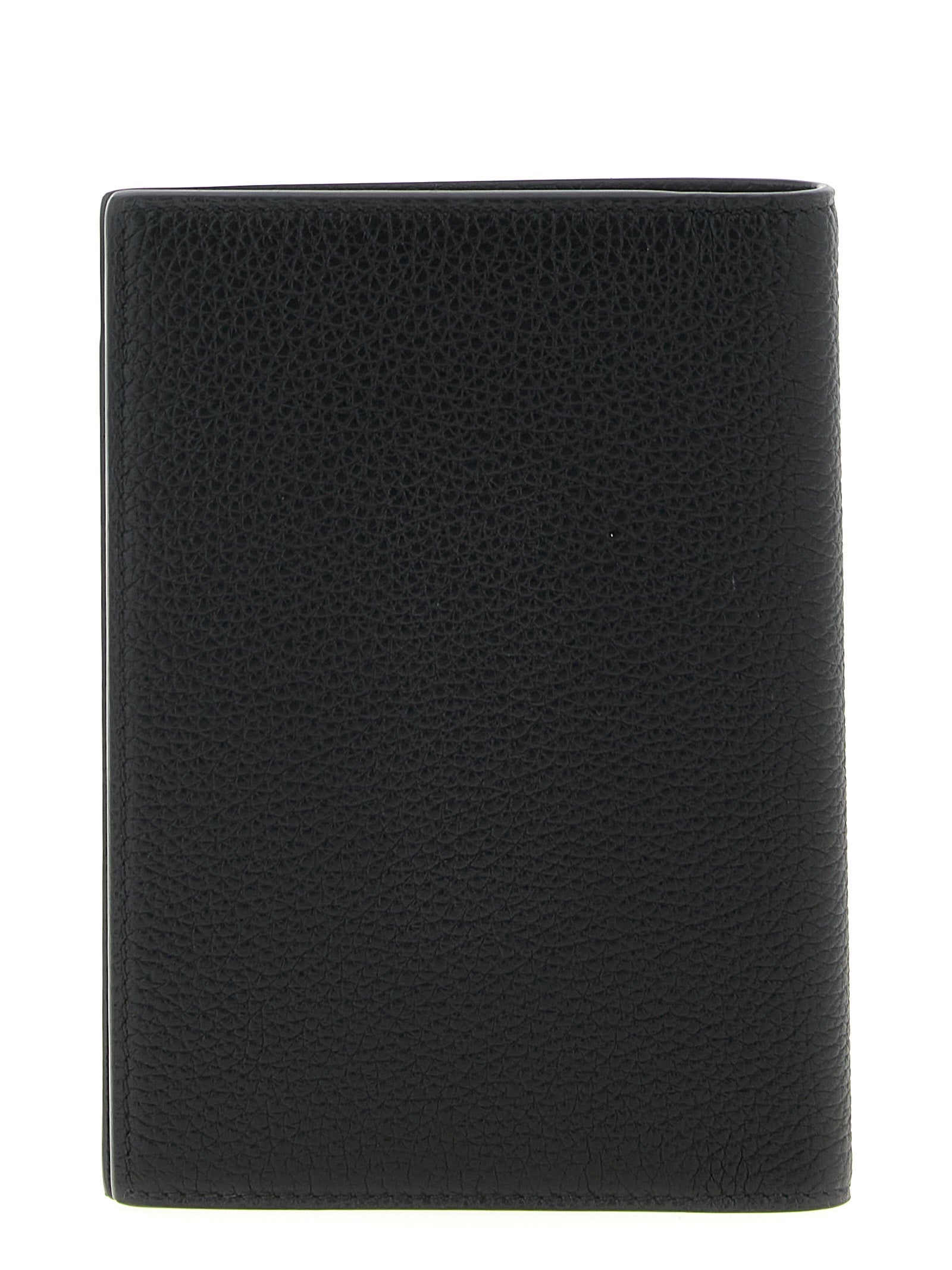 Tom Ford Black Calfskin Passport Holder