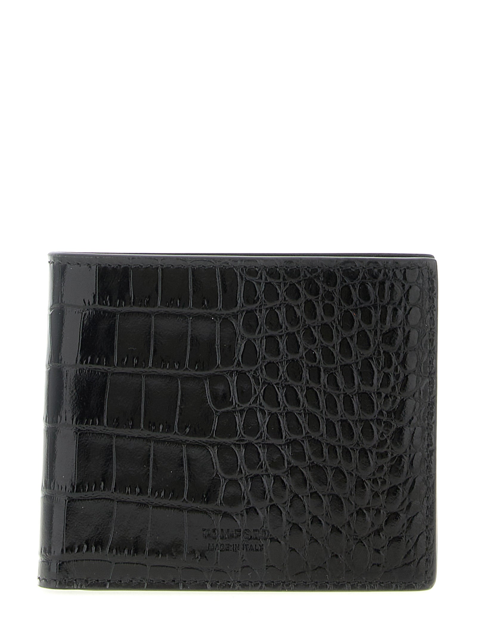 Tom Ford Black Calfskin Bifold Wallet