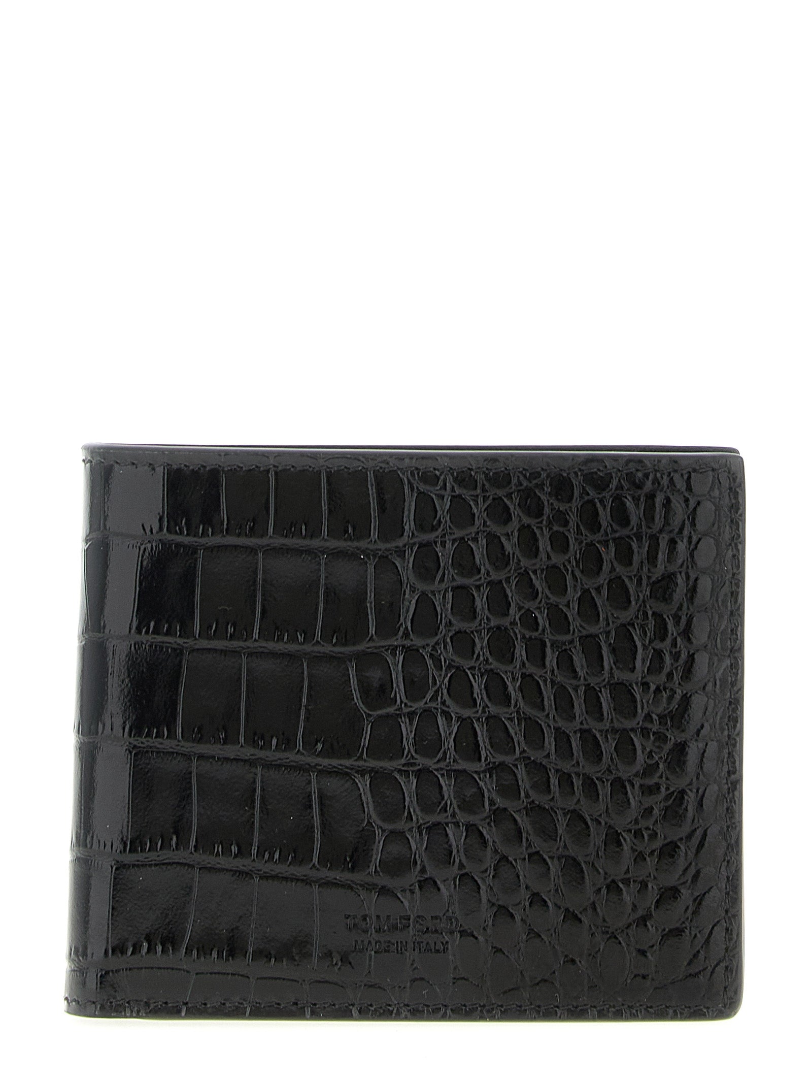 Tom Ford Black Calfskin Bifold Wallet