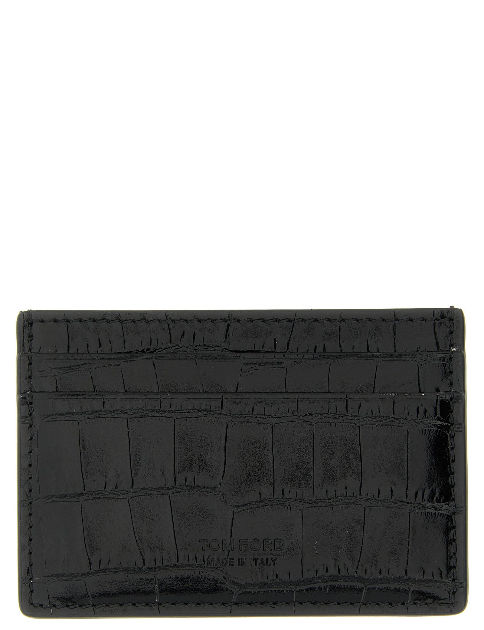 Tom Ford Black Calfskin Cardholder