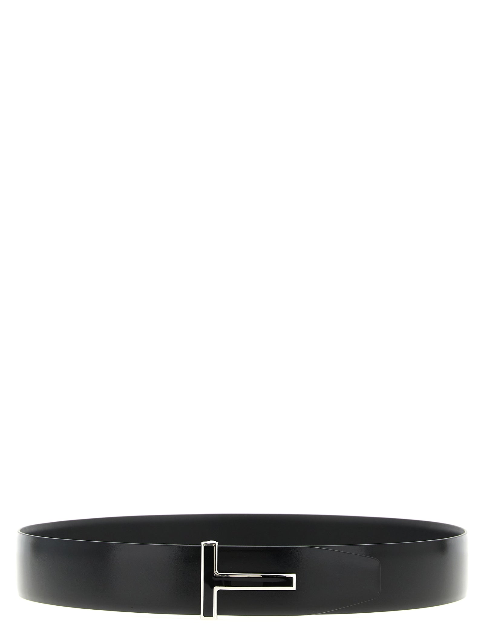Tom Ford Black Calfskin Regular Belt