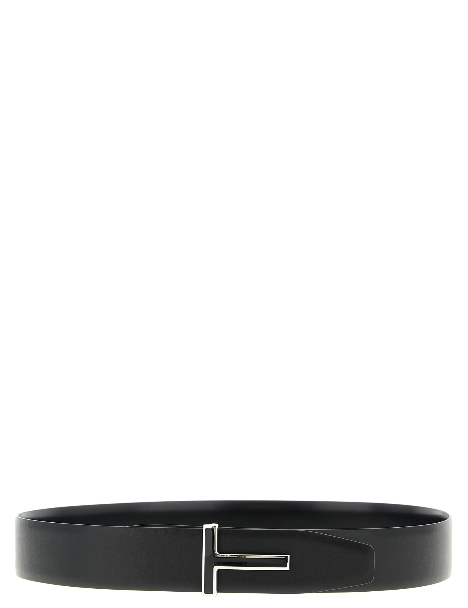 Tom Ford Black Calfskin Regular Belt