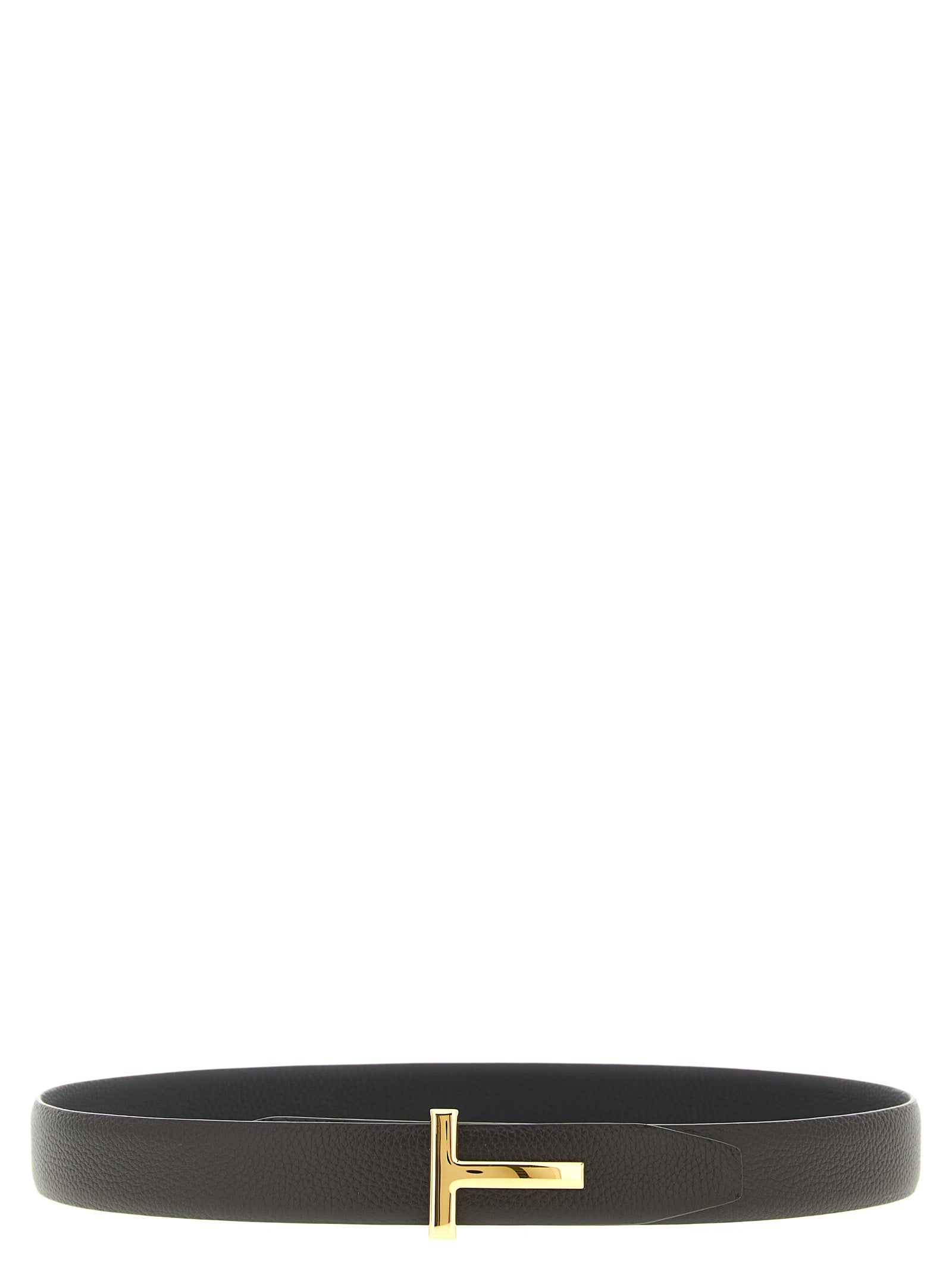 Tom Ford Black Brown Calfskin Reversible Belt