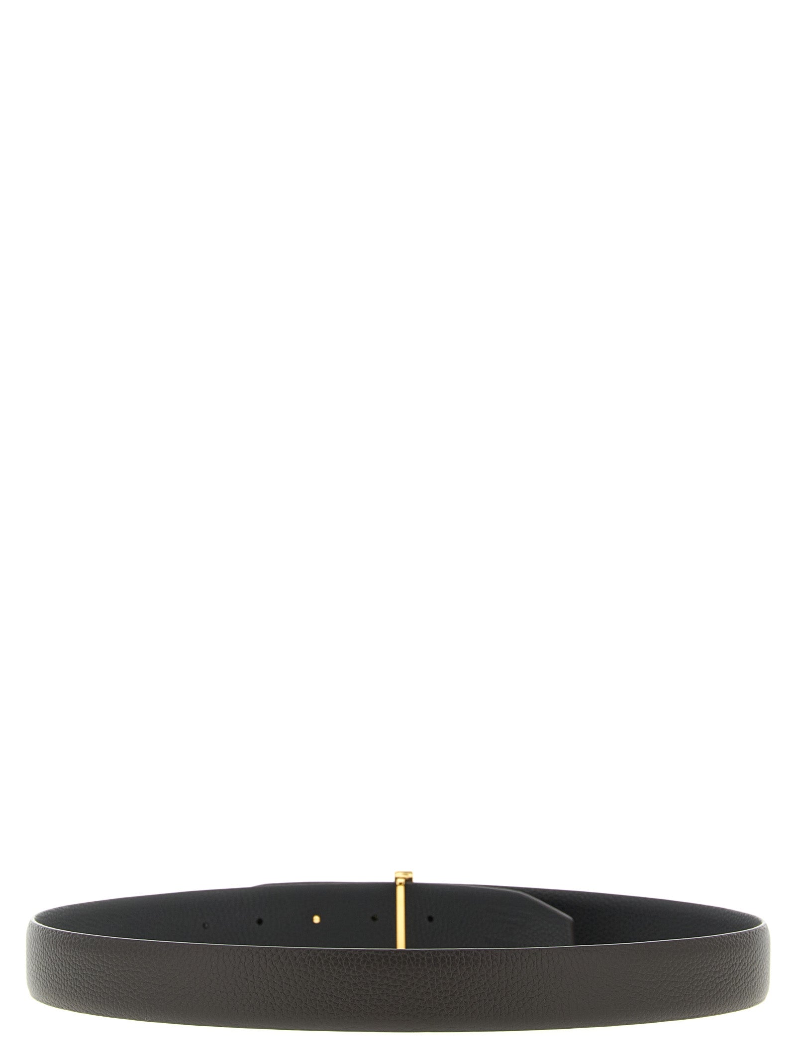 Tom Ford Black Brown Calfskin Reversible Belt