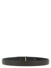 Tom Ford Black Brown Calfskin Reversible Belt