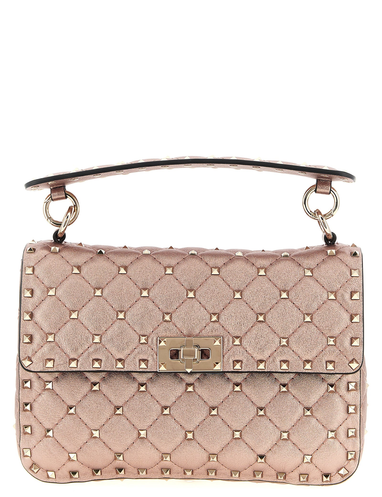 Valentino Garavani Pink Lamb Leather Shoulder Bag