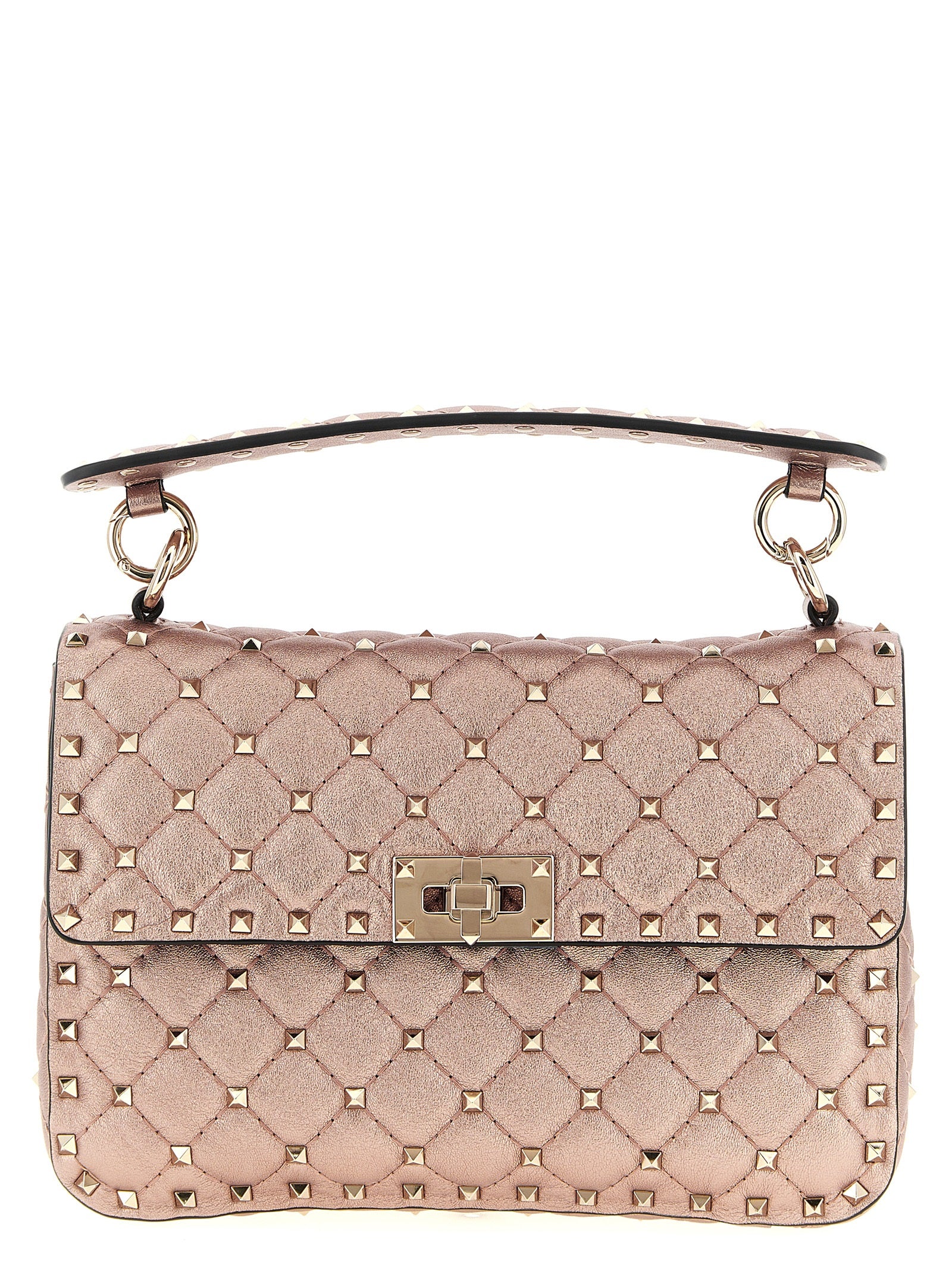 Valentino Garavani Pink Lamb Leather Shoulder Bag