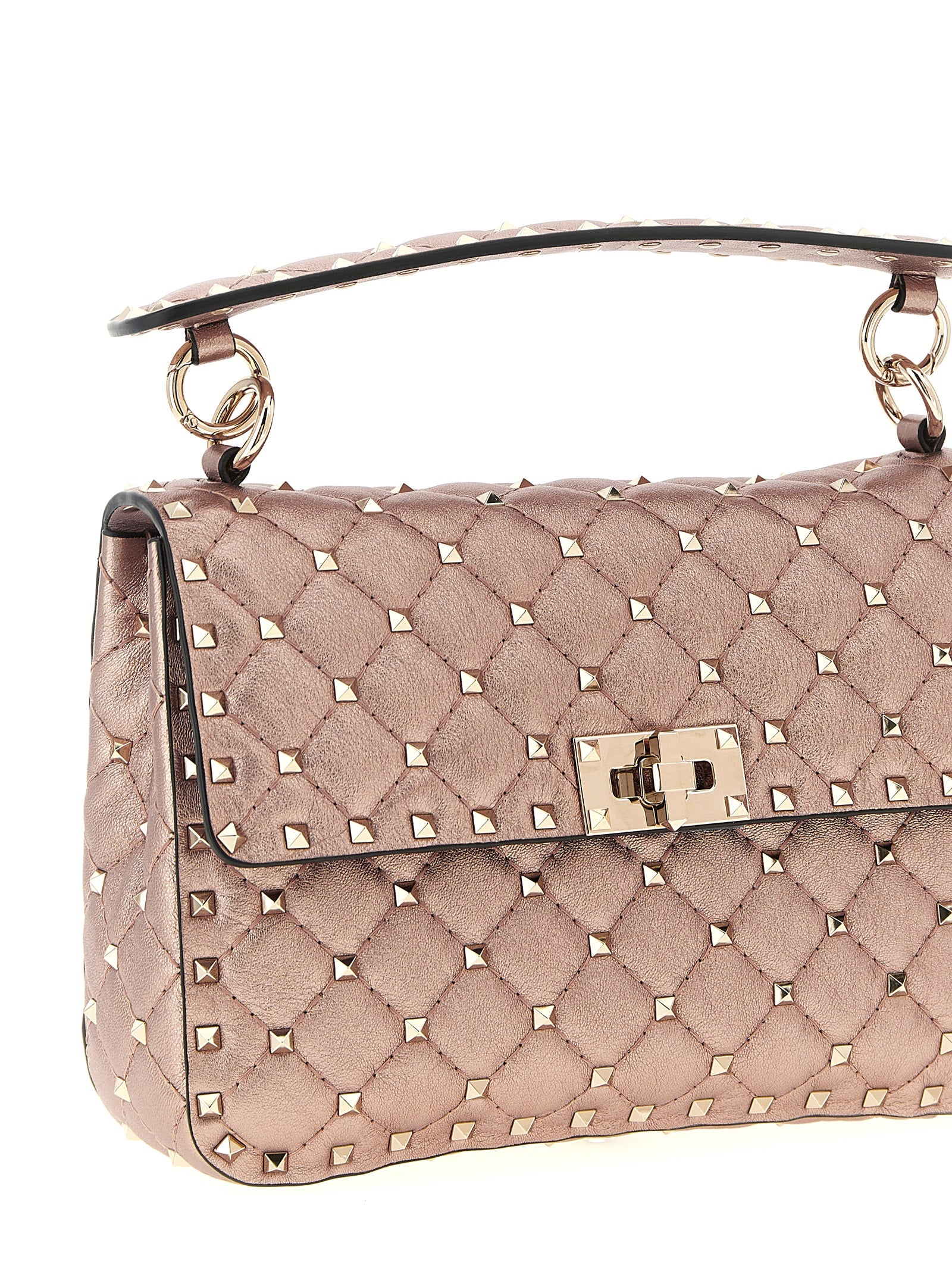 Valentino Garavani Pink Lamb Leather Shoulder Bag