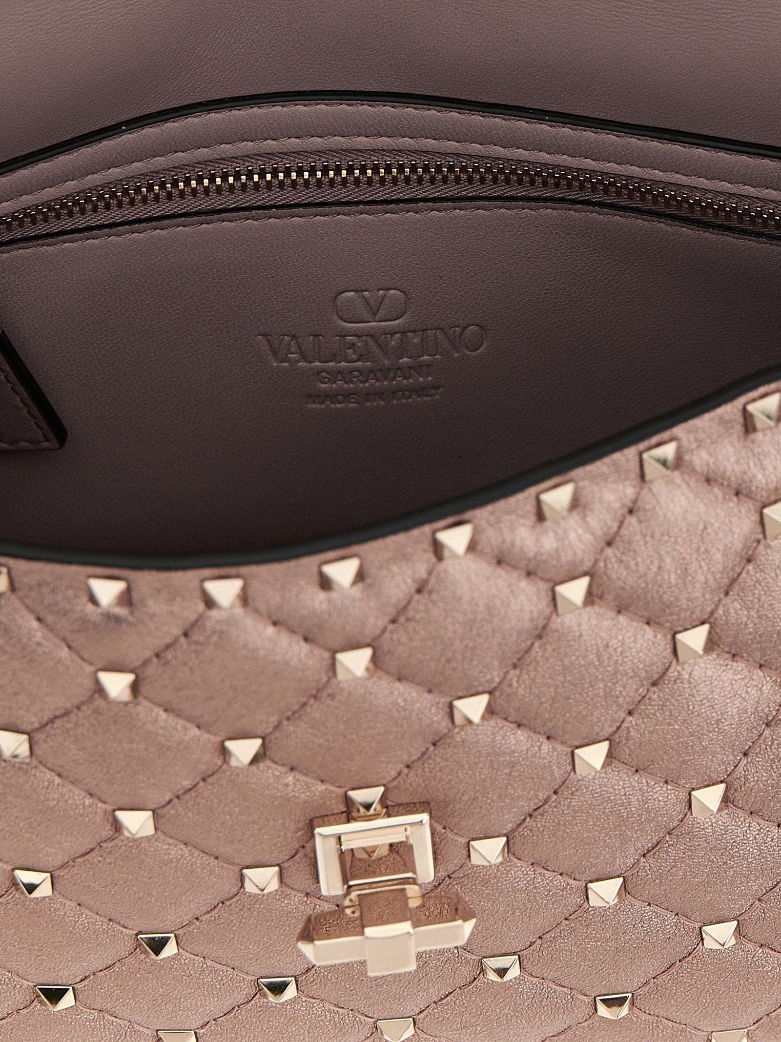 Valentino Garavani Pink Lamb Leather Shoulder Bag