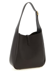 Saint Laurent Brown Calfskin Shoulder Bag