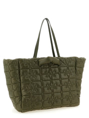 Ganni Green Recycled Polyamide Tote Bag