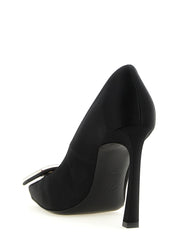 Roger Vivier Black Viscose High-Heel Pumps