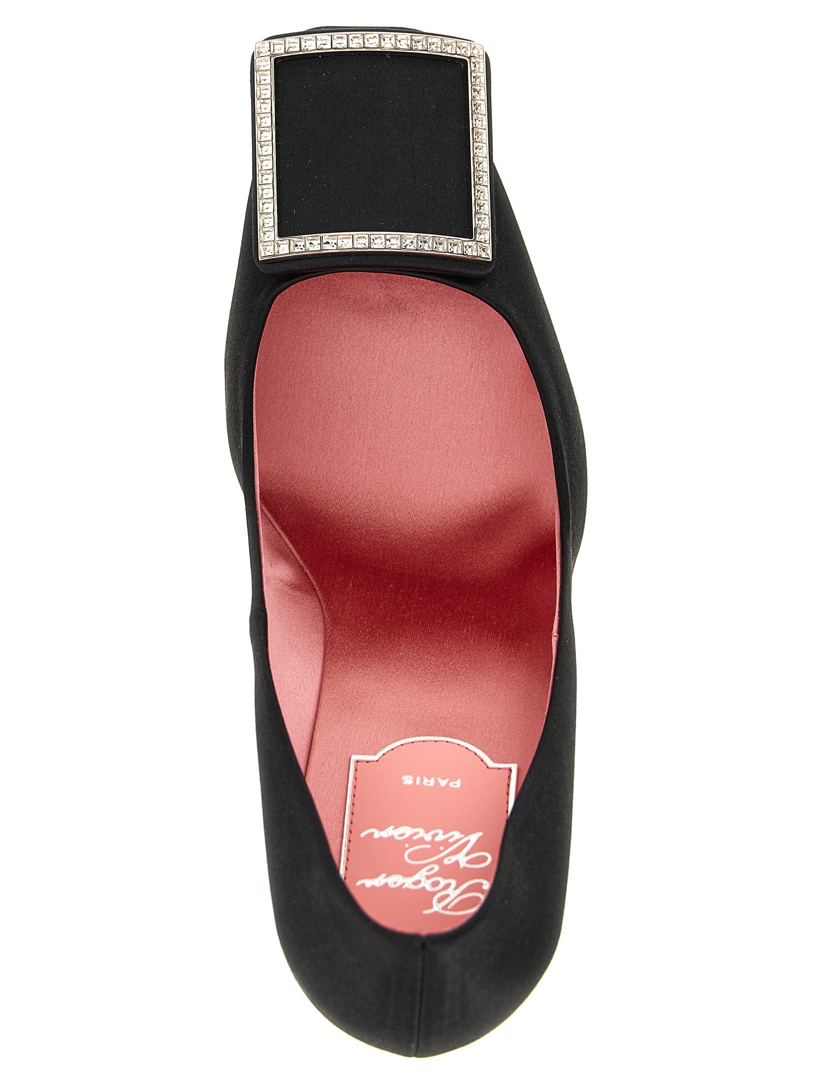 Roger Vivier Black Viscose High-Heel Pumps