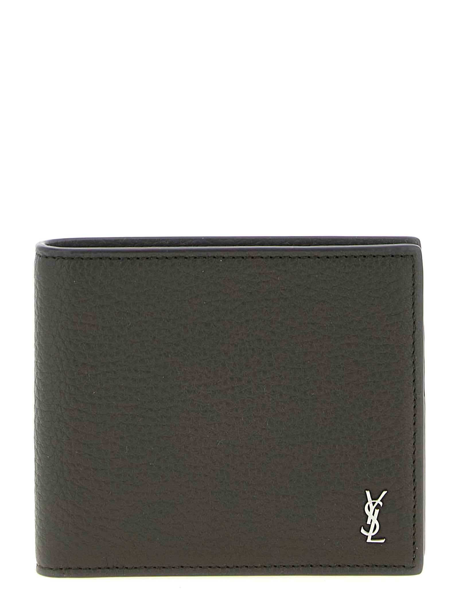Saint Laurent Brown Calfskin Wallet