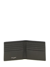Saint Laurent Brown Calfskin Wallet