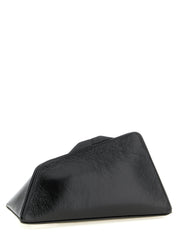 The Attico Black Calfskin Clutch Bag