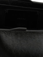 The Attico Black Calfskin Clutch Bag