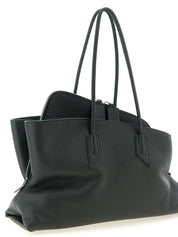 The Attico Green Calfskin Shoulder Bag