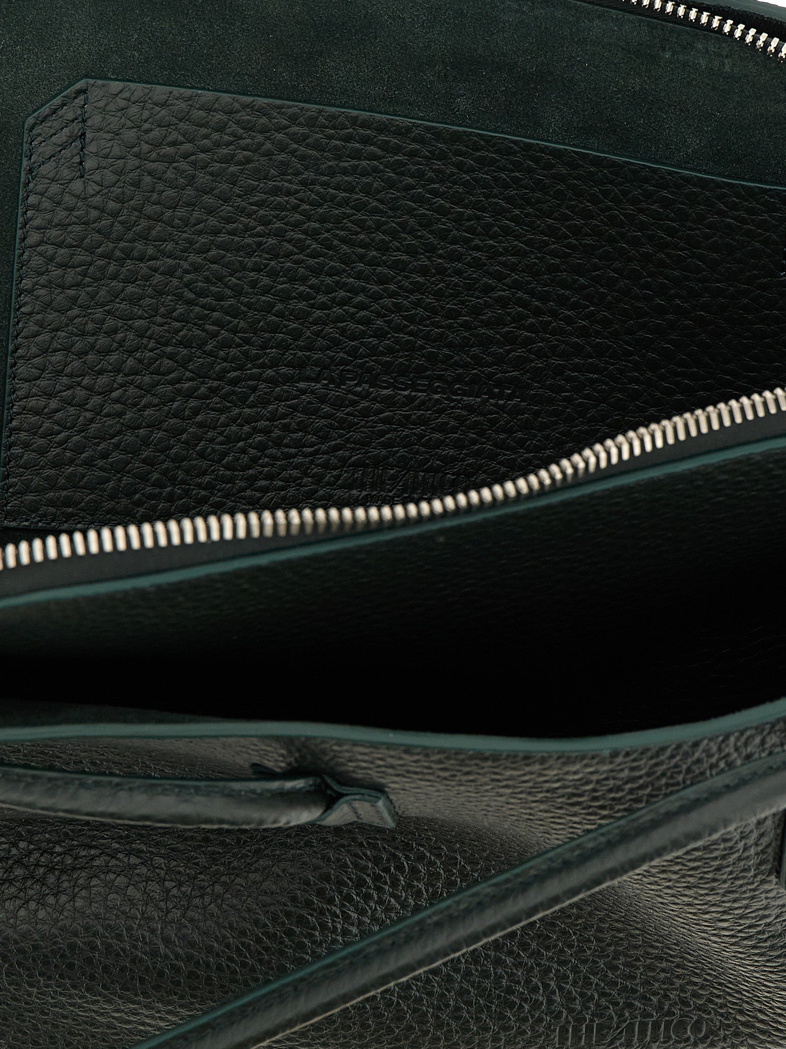 The Attico Green Calfskin Shoulder Bag