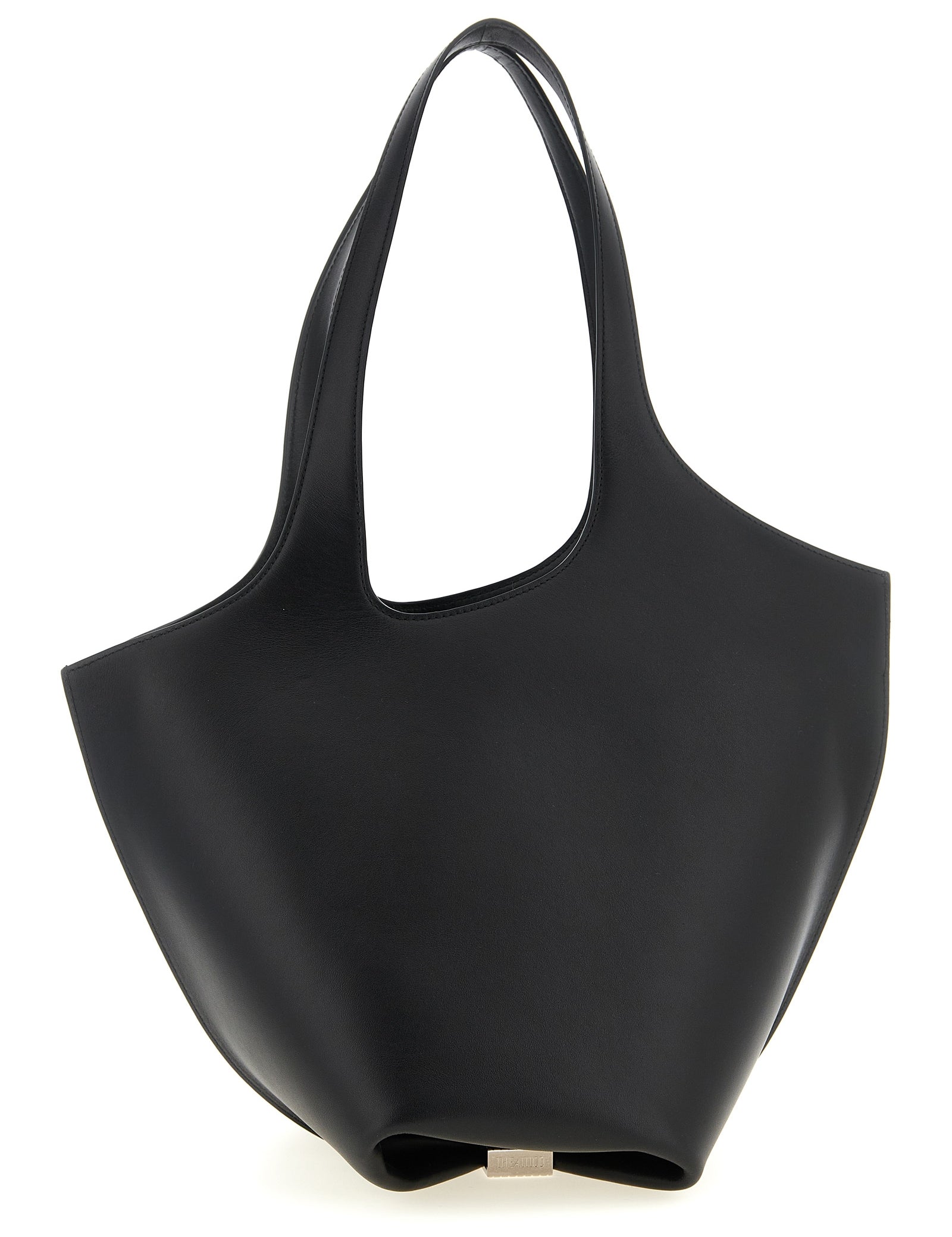The Attico Black Calfskin Shoulder Bag