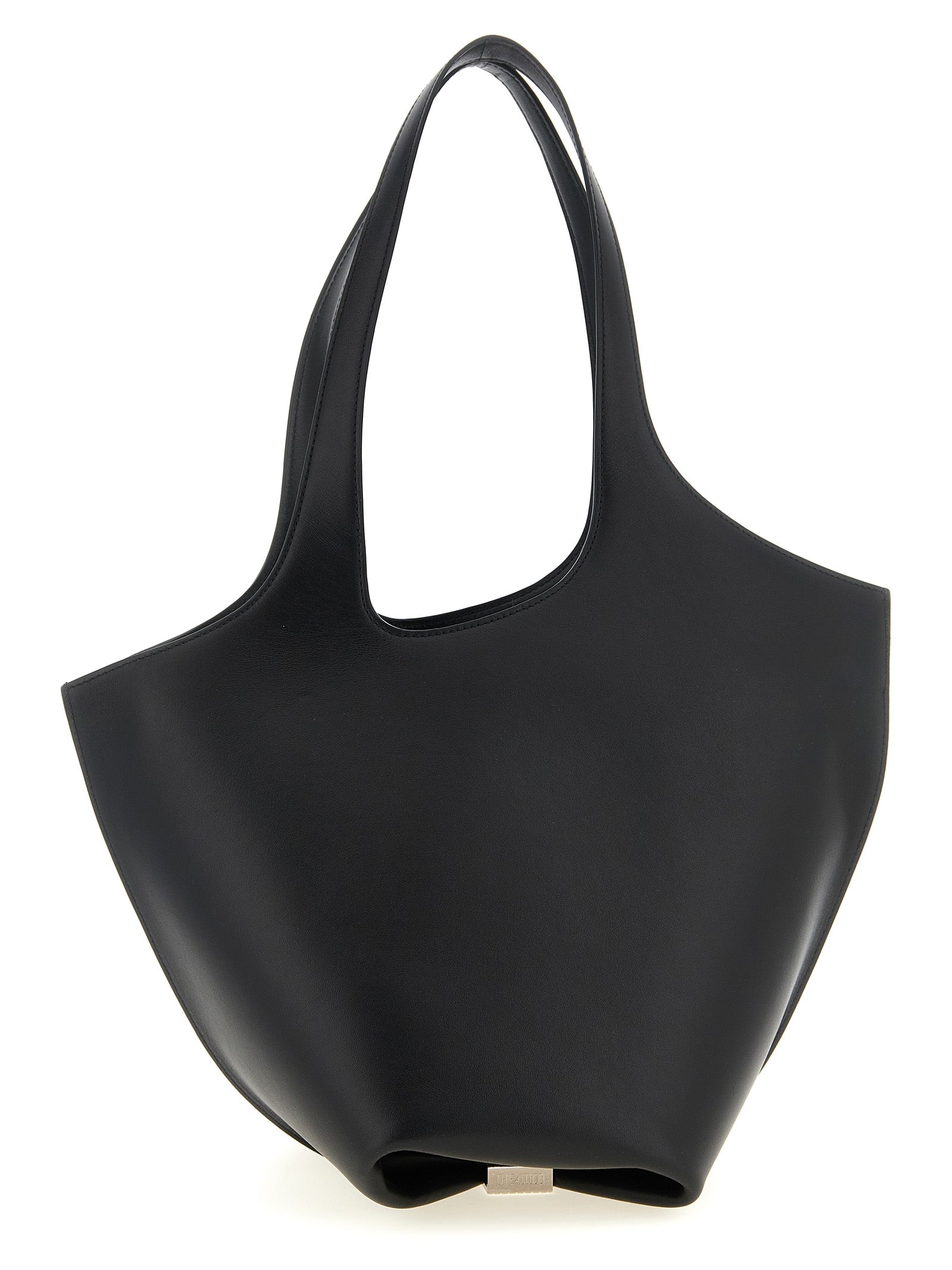 The Attico Black Calfskin Shoulder Bag