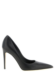 Alexander McQueen Black Calfskin High-Heel Pumps