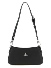 Vivienne Westwood Black Polyurethane Shoulder Bag