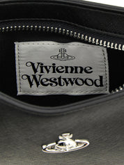 Vivienne Westwood Black Polyurethane Shoulder Bag