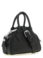 Vivienne Westwood Black Polyurethane Mini Yasmine Handbag