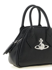Vivienne Westwood Black Polyurethane Mini Yasmine Handbag