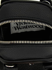 Vivienne Westwood Black Polyurethane Mini Yasmine Handbag