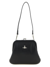Vivienne Westwood Black Polyurethane Clutch Bag
