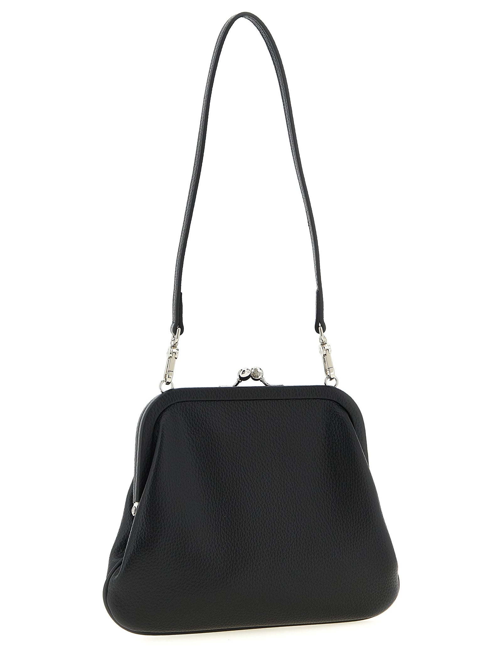 Vivienne Westwood Black Polyurethane Clutch Bag