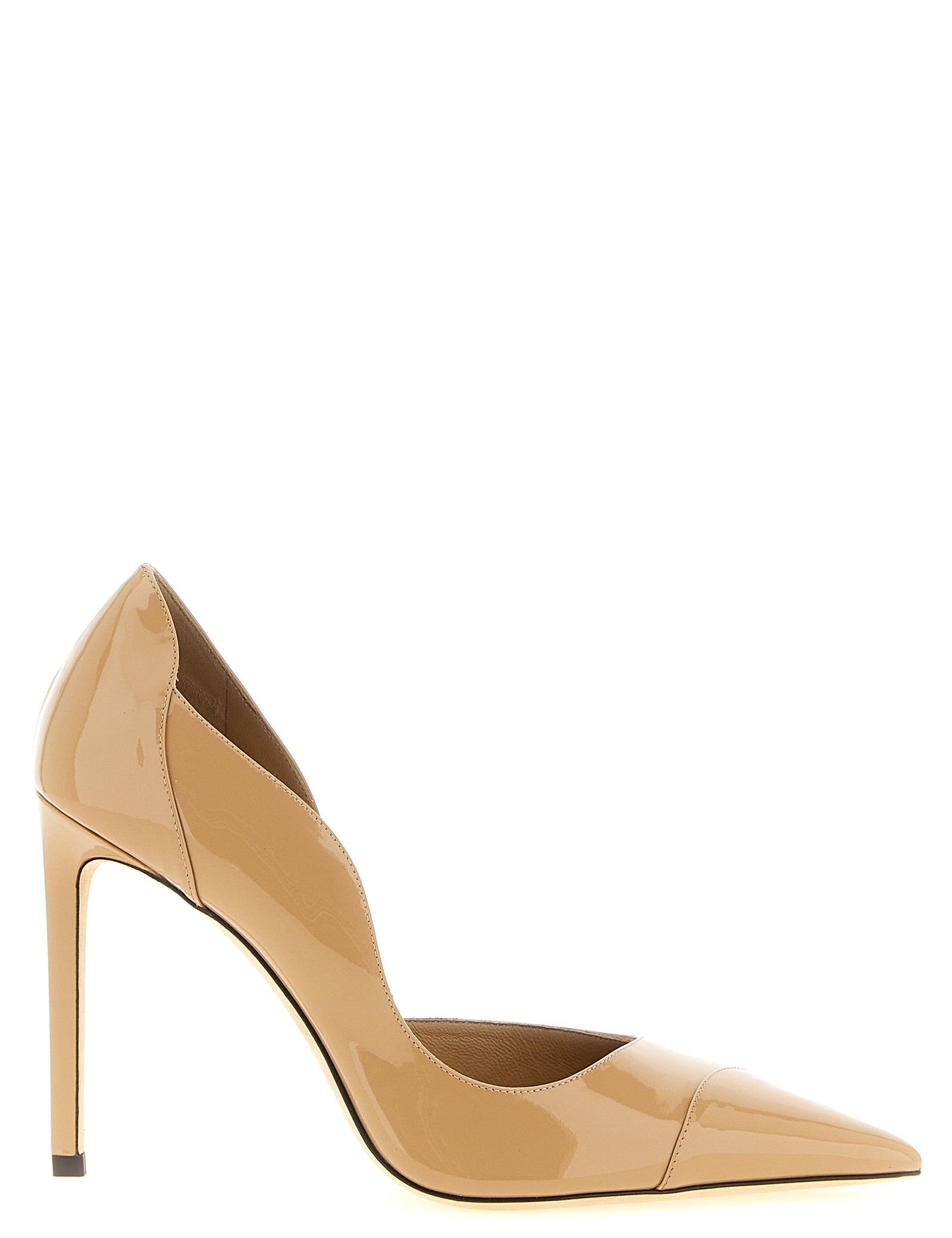 Jimmy Choo Beige Patent Leather Pumps