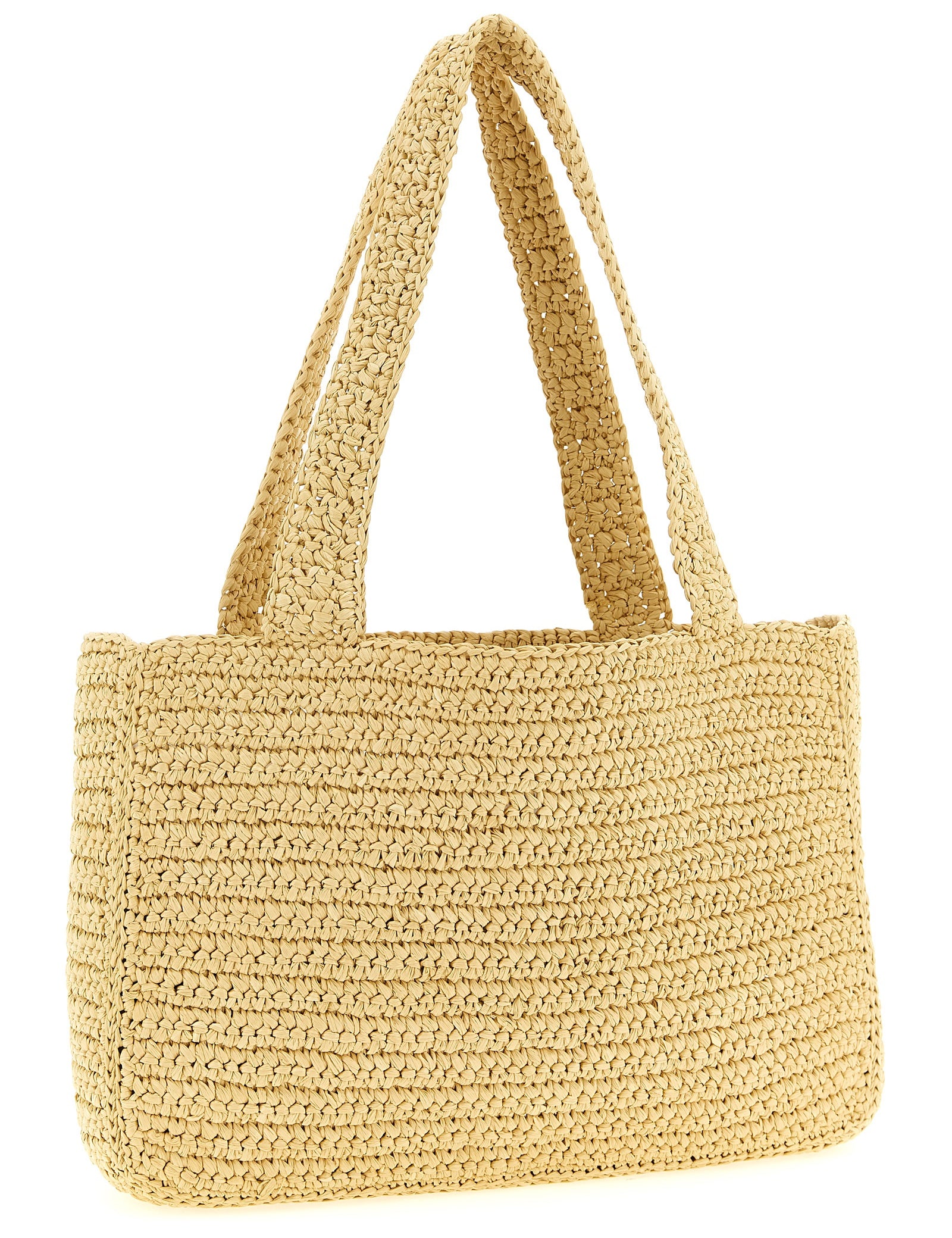 Valentino Garavani White Viscose Tote Bag