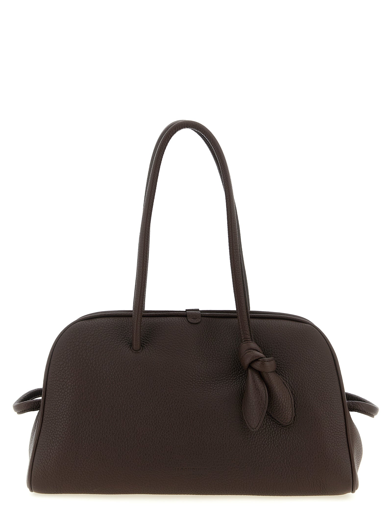 Jacquemus Brown Calfskin Shoulder Bag