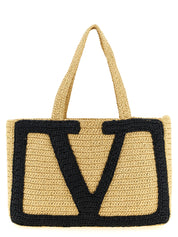 Valentino Garavani Black Viscose Tote Bag