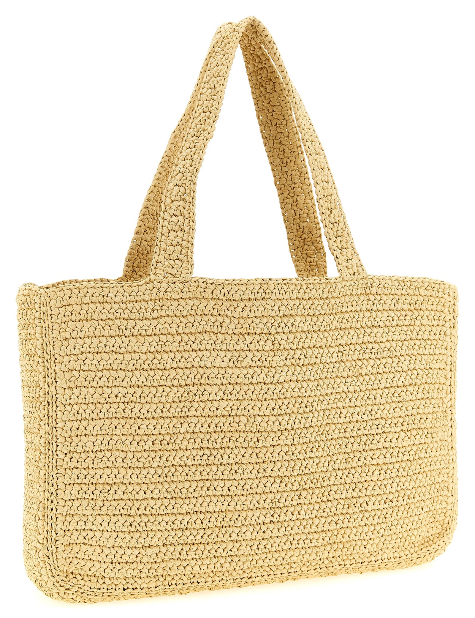Valentino Garavani White Viscose Tote Bag