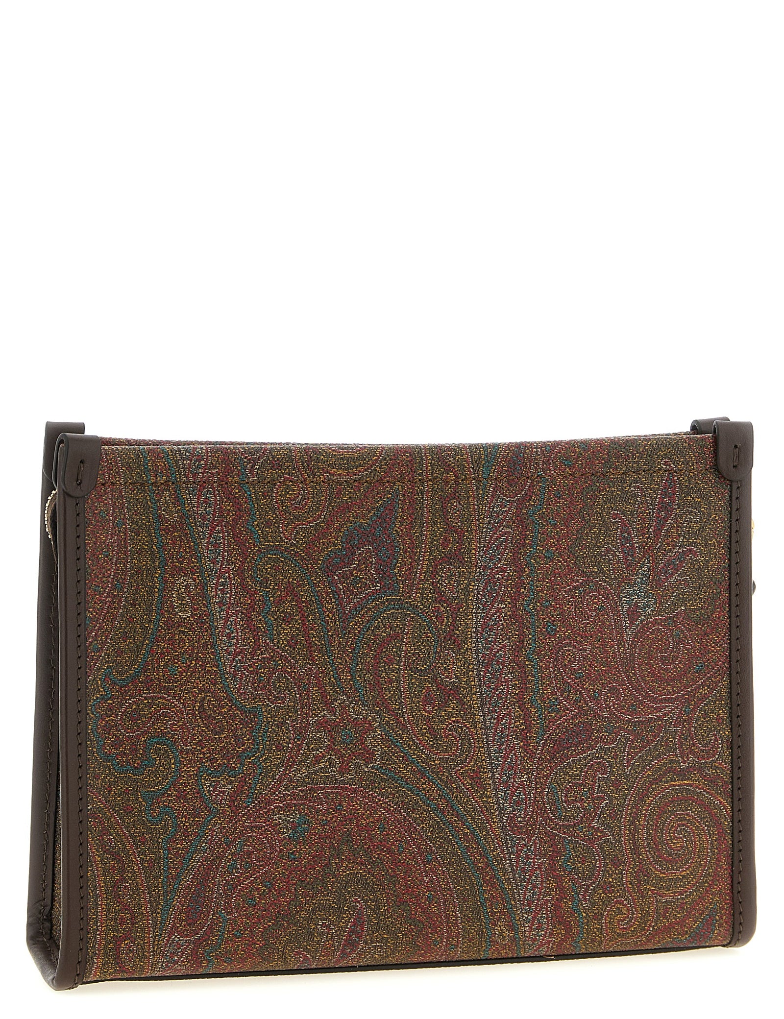 Etro Multicolor Cotton Clutch Bag