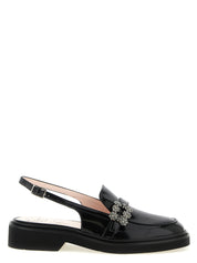 Roger Vivier Black Calfskin Mocassins