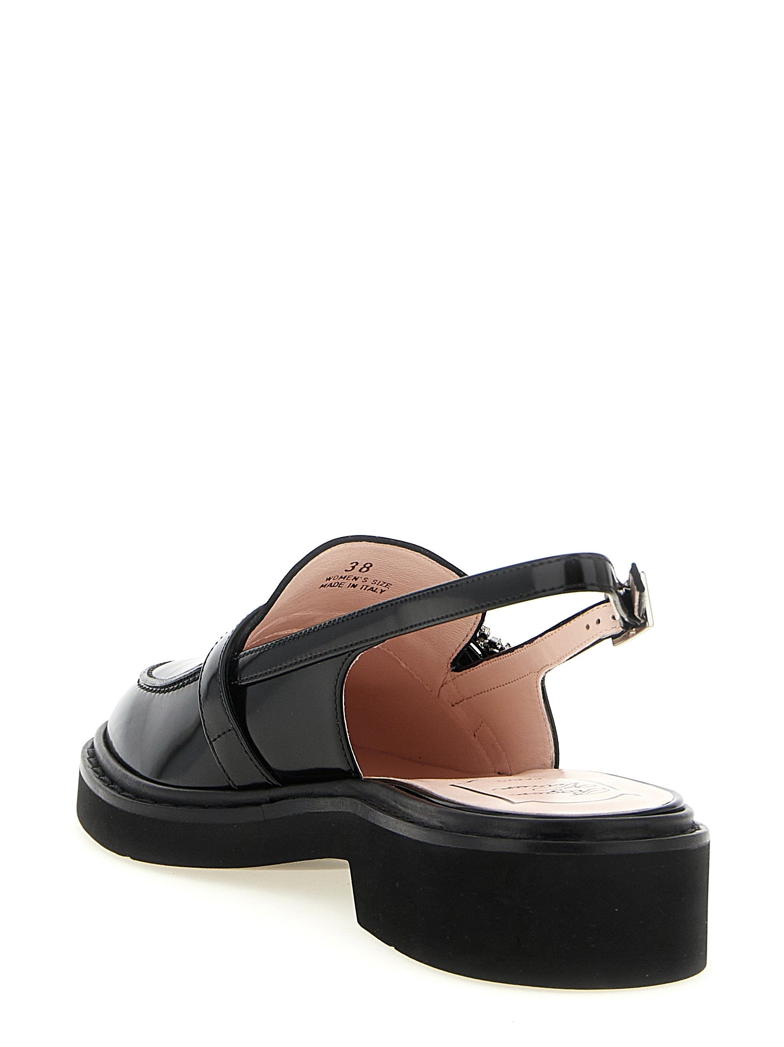 Roger Vivier Black Calfskin Mocassins