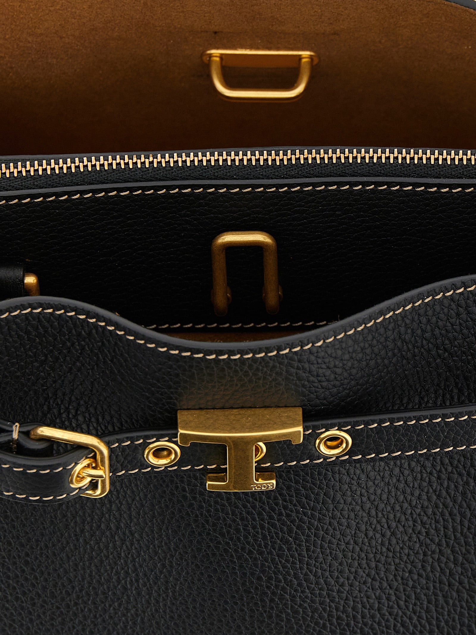Tod's Black Calfskin Mini Handbag