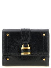 Chloé Black Buffalo Leather Mini Wallet
