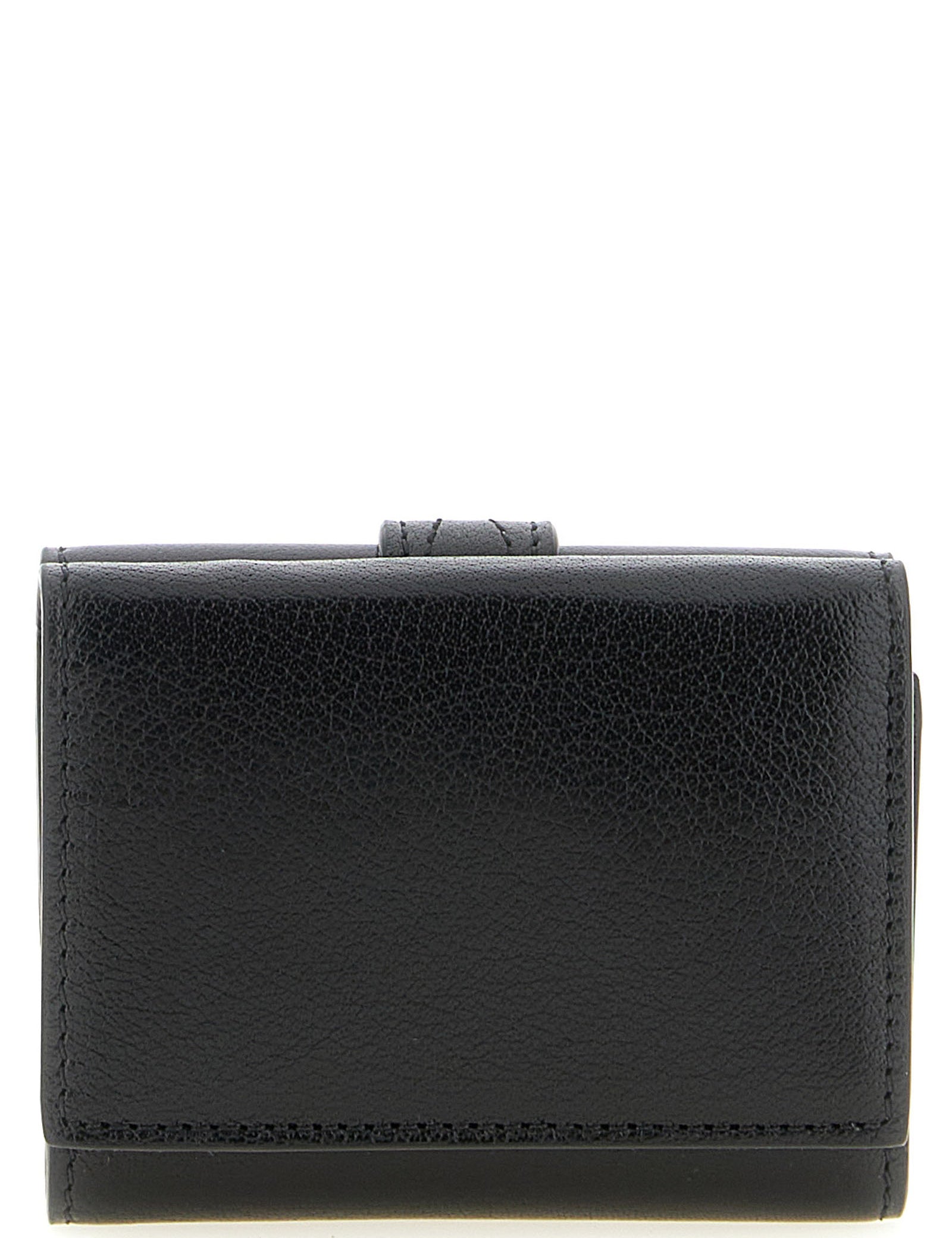 Chloé Black Buffalo Leather Mini Wallet