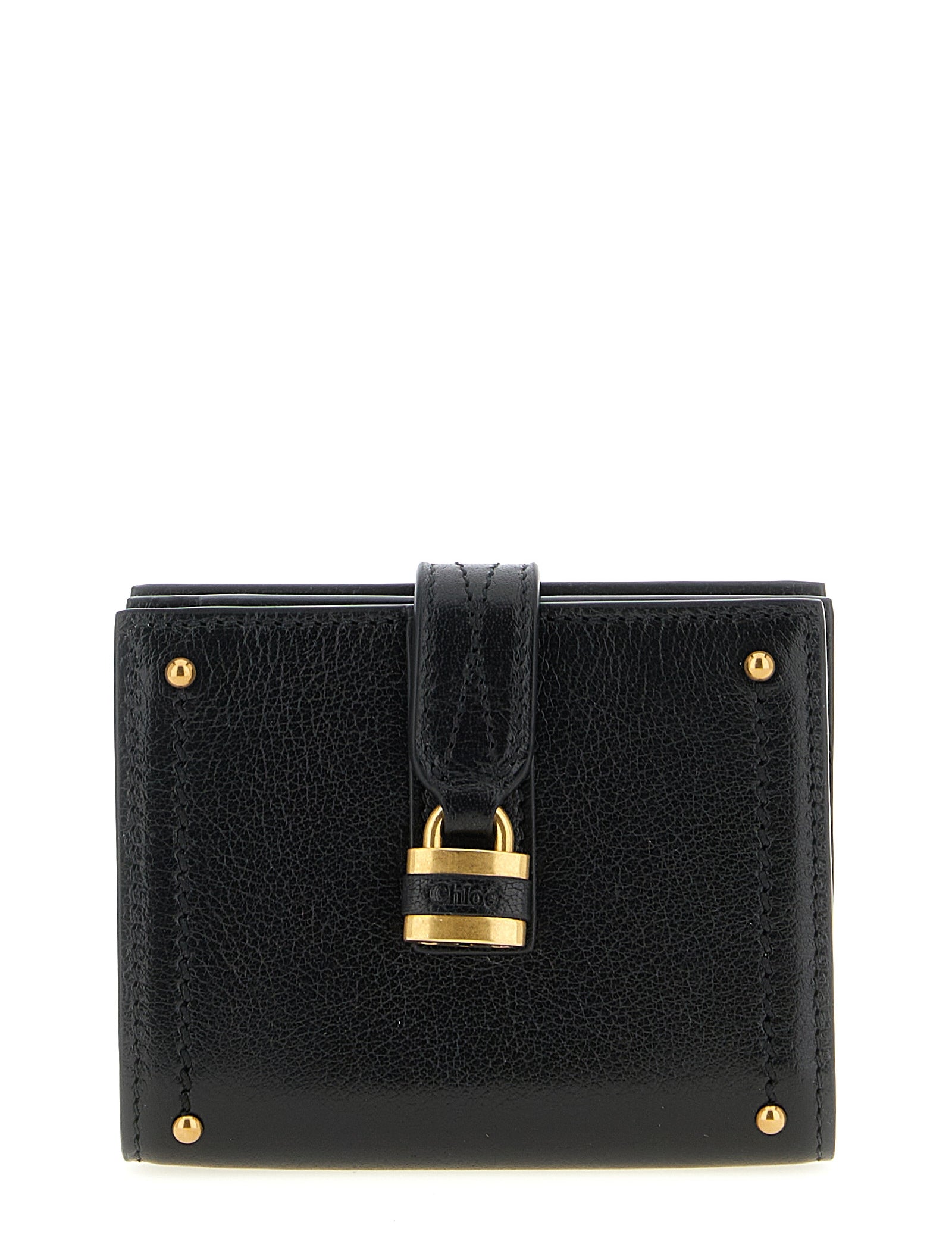 Chloé Black Buffalo Leather Cardholder