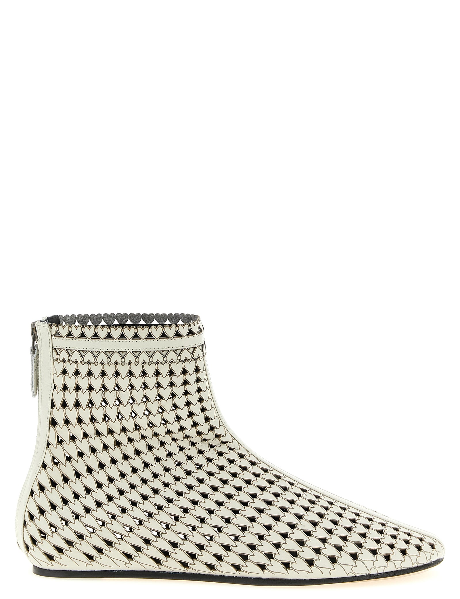 Isabel Marant Beige Calfskin Ankle Boots