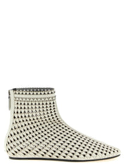 Isabel Marant Beige Calfskin Ankle Boots