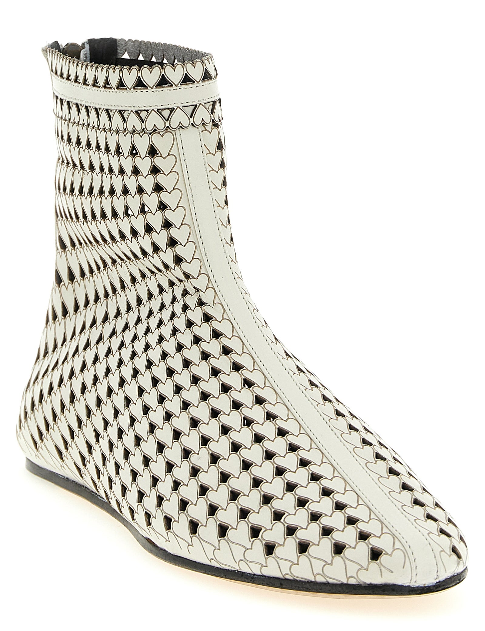 Isabel Marant Beige Calfskin Ankle Boots